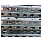 Lot of (13) Pallet Racking Uprights - 51-1/2"x12