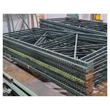 Lot of (11) Pallet Racking Uprights - 51-1/2"x12