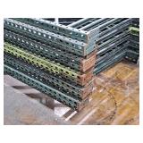 Lot of (11) Pallet Racking Uprights - 51-1/2"x12