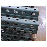 Lot of (11) Pallet Racking Uprights - 51-1/2"x12