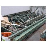 Lot of (9) Pallet Racking Uprights - 60"x168" (x5), 48"x96" (x4)
