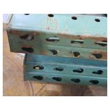 Lot of (9) Pallet Racking Uprights - 60"x168" (x5), 48"x96" (x4)