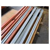 Lot of (12) 97" Pallet Racking Cross Beams