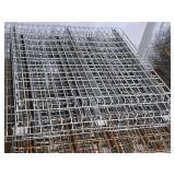 Lot of (13) Pallet Racking Wire Grate Shelving - 52"x4