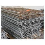 Lot of (24) Pallet Racking Wire Grate Shelving - 58"x46"