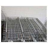 Lot of (20) Pallet Racking Wire Grate Shelving - 61"x56"