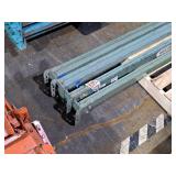 Lot of (4) 90" Pallet Racking Cross Beams