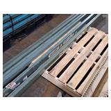 Lot of (4) 90" Pallet Racking Cross Beams