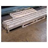 Lot of (4) 82" Pallet Racking Cross Beams