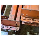 Lot of (4) 92" Pallet Racking Cross Beams