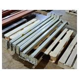 Lot of (6) 66" Pallet Racking Cross Beams