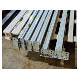 Lot of (6) 66" Pallet Racking Cross Beams