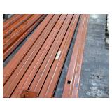 Lot of (6) 92" Pallet Racking Cross Beams