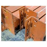 Lot of (6) 92" Pallet Racking Cross Beams