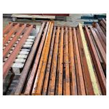 Lot of (17) 87" Pallet Racking Cross Beams