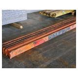 Lot of (6) 152" Pallet Racking Cross Beams