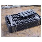 Plastic Shelving Unit 4-tier (unassembled)