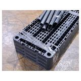 Plastic Shelving Unit 4-tier (unassembled)