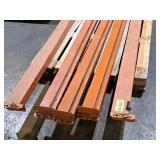 Lot of (5) 92" Pallet Racking Cross Beams