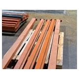 Lot of (5) 92" Pallet Racking Cross Beams