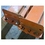 Lot of (5) 92" Pallet Racking Cross Beams