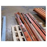 Lot of (5) 102" Pallet Racking Cross Beams