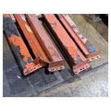 Lot of (5) 102" Pallet Racking Cross Beams