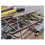 Lot of (10) Pallet Racking Uprights