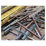 Lot of (10) Pallet Racking Uprights