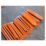 Lot of (22) Pallet Racking Bracket Parts