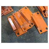 Lot of (34) Pallet Racking Bracket Parts