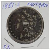1881 - S    |    Morgan Silver Dollar