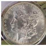 1884 - O | Morgan Silver Dollar MS63 NICE!