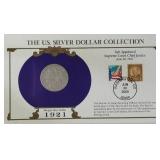 1921 - S | Morgan Silver Dollar William Taft  | 1930 -   4 cent Stamp