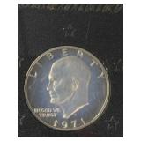 1971 - S | Proof Silver Eisenhower Dollar