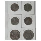 2 - IKE  1976 Bicentennial Dollars  &  4 - Kennedy Bicentennial Half Dollars
