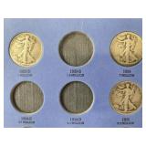 Liberty Standing Half Dollar Book | 1916-1936 - 3 coins