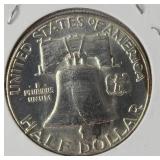 1961 - P | Franklin Half High MS from Mint Set