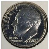 1962 - P - BU Half Quarter & Dime all from Mint Sets !