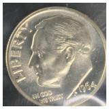 8 - Silver | 1964 Roosevelt Dimes Sealed from Mint Sets - HIGH GRADE !