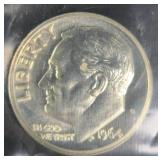 8 - Silver | 1964 Roosevelt Dimes Sealed from Mint Sets - HIGH GRADE !