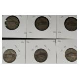 6 - Silver War Nickels | 1943-S,1944-S,1945-S,1942-P, 1943-P, 1945-P