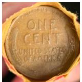 50 - Wheat Cents Roll  Teens,20