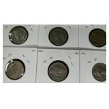 6 - Buffalo Nickels | 1920-P,1926-P,1929-P,1934-P, 1935-S & 1936-P