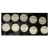 10 - No Date - Buffalo Nickels