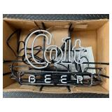 Colt Beer Neon Window Sign by Worden Traditional Neon Display Co. - New Old Stock
