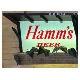 RARE Vintage Hamms Beer Advertising Light-Up Sign