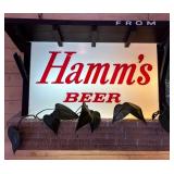 RARE Vintage Hamms Beer Advertising Light-Up Sign
