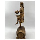 Vintage Blatz Valerie Statue by G. Heileman Brewing Co.