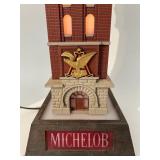 Michelob Beer Advertising Clock Tower Table Lamp